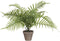 Mica Decorations Areca Palm Kunstplant in Bloempot Stan- H53 x Ø45 cm - Groen
