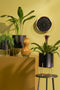 Mica Decorations Aries Bloempot op Standaard - Set van 3 - H32 x Ø24 cm - Zwart