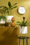 Mica Decorations Aries Bloempot op Standaard - Set van 3 - H32 x Ø24 cm - Wit