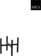 Mica Decorations Ascot Plantenstandaard - L16,5 x B16,5 x H16 cm - Metaal - Zwart