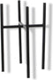 Mica Decorations Ascot Plantenstandaard - L21 x B21 x H35 cm - Metaal - Zwart