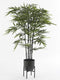 Mica Decorations Ascot Plantenstandaard - L24 x B24 x H25 cm - Metaal - Zwart