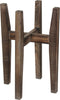 Mica Decorations Ascot Plantenstandaard - L33 x B33 x H48 cm - Hout - Lichtbruin