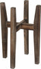 Mica Decorations Ascot Plantenstandaard - L33 x B33 x H48 cm - Hout - Lichtbruin