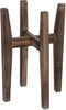 Mica Decorations Ascot Plantenstandaard - L33 x B33 x H48 cm - Hout - Lichtbruin