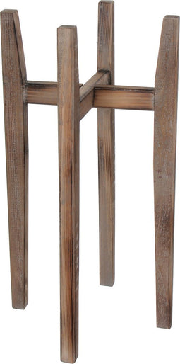 Mica Decorations Ascot Plantenstandaard - L38 x B38 x H71 cm - Hout - Lichtbruin