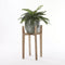 Mica Decorations Ascot Plantenstandaard - L38 x B38 x H71 cm - Hout - Lichtbruin