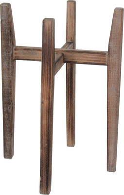 Mica Decorations Ascot Plantenstandaard - L43 x B43 x H60 cm - Hout - Lichtbruin