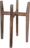 Mica Decorations Ascot Plantenstandaard - L43 x B43 x H60 cm - Hout - Lichtbruin