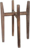 Mica Decorations Ascot Plantenstandaard - L43 x B43 x H60 cm - Hout - Lichtbruin