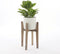 Mica Decorations Ascot Plantenstandaard - L43 x B43 x H60 cm - Hout - Lichtbruin