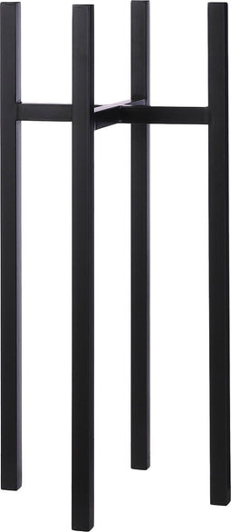 Mica Decorations Ascot Plantenstandaard XL - L34 x B34 x H71 cm - Metaal - Zwart