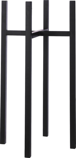 Mica Decorations Ascot Plantenstandaard XL - L38 x B38 x H71 cm - Metaal - Zwart