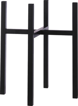 Mica Decorations Ascot Plantenstandaard XL - L42 x B42 x H50 cm - Metaal - Zwart