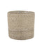 Mica Decorations Atlantic plantenmand - Plastic - natuurlijk jute - Beige - 20x20x20 cm