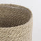 Mica Decorations Atlantic plantenmand - Plastic - natuurlijk jute - Beige - 20x20x20 cm