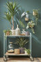 Mica Decorations Atlantic Plantenmand - Set van 2 - H20 x Ø20 cm - Zeegras - Lichtbruin