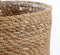 Mica Decorations Atlantic Plantenmand - Set van 2 - H20 x Ø20 cm - Zeegras - Lichtbruin