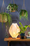 Mica Decorations Avalon Hangpot - Set van 3 - H90 x Ø30 cm - Zeegras - Lichtbruin