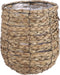 Mica Decorations Avalon Mand voor Planten - H21 x Ø18 cm - Zeegras - Lichtbruin