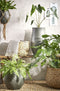 Mica Decorations Avalon Mand voor Planten - H21 x Ø18 cm - Zeegras - Lichtbruin