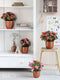 Mica Decorations Azalea Kunstplant in Bloempot Stan - H27 x Ø20 cm - Roze