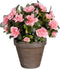 Mica Decorations Azalea Kunstplant in Bloempot Stan - H31 x Ø26 cm - Perzik