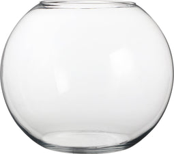 Mica Decorations Babet Bol Vaas - H28 x Ø34 cm - Transparant