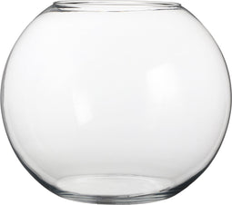 Mica Decorations Babet Bol Vaas - H31 x Ø40 cm - Transparant