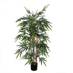 Mica Decorations Bamboe Kunstplant - H150 x Ø75 cm - groen