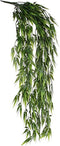 Mica decorations Bamboe kunstplant/hangplant - groen hangend - 80 x 20 cm