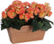 Mica Decorations Begonia Kunstplant in Balkonbak Slate - L29 x B13 x H25 cm - Zalmroze