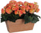 Mica Decorations Begonia Kunstplant in Balkonbak Slate - L29 x B13 x H25 cm - Zalmroze