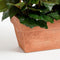Mica Decorations Begonia Kunstplant in Balkonbak Slate - L29 x B13 x H25 cm - Donkerroze