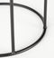Mica Decorations Bellamy Bloempot op Standaard - Set van 2 - H65 x Ø24 cm - Zwart