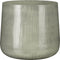 Mica Decorations Benson Bloempot - H24 x Ø26 cm - Metaal - Lichtgrijs