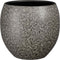 Mica Decorations Bent Bloempot - 28x28x28 cm - Terracotta - Zwart