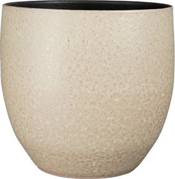 Mica Decorations Bent Bloempot - 34x34x34 cm - Terracotta - Grijs