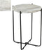 Mica Decorations Bijzettafel Armando - 35x35x45 cm - Marmer - Beige