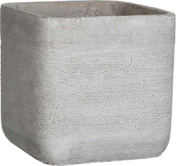 Mica Decorations- Binnenpot Vierkant KANE L25B25H24 L.Grijs