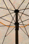 Mica Decorations Bloem Parasol - H238 x Ø220 cm - Bruin