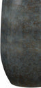 Mica Decorations - Bloemenvaas - Terracotta - blauw shadow - D26 en H50 cm