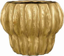 Mica Decorations Bloempot Altea - 24.5x24.5x20 cm - Keramiek - Goud