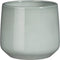 Mica Decorations Bloempot Amber - 17x17x15 cm - Keramiek - Lichtgrijs