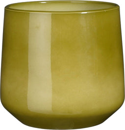 Mica Decorations Bloempot Amber - 23x23x21 cm - Keramiek - Groen