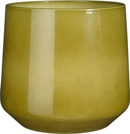 Mica Decorations Bloempot Amber - 28x28x26 cm - Keramiek - Groen
