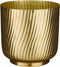 Mica Decorations Bloempot Ania - 24x24x23.5 cm - Ijzer - Goud