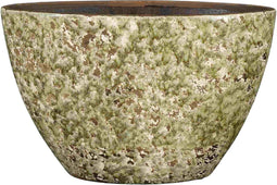 Mica Decorations Bloempot Antica - 41x41x26 cm - Terracotta - Groen