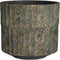 Mica Decorations Bloempot Apiro - 24x24x22 cm - Cement - Zwart