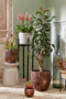 Mica Decorations Bloempot Apiro - 27x27x25 cm - Cement - Off Wit